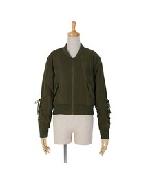 F i.n.t | 袖レースアップMA-1/F i.n.t(ブルゾン)