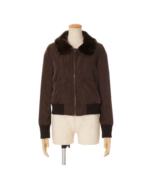 an another angelus（アンアナザーアンジェラス）の「ファー衿付きミリタリーブルゾン/an another angelus（ブルゾン・レディース・その他）」の2枚目の写真