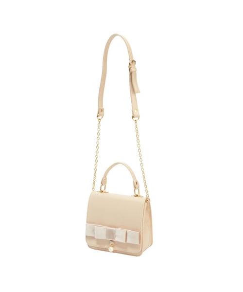 an another angelus（アンアナザーアンジェラス）の「パール付きリボンポシェット/an another angelus（ショルダーバッグ・レディース・その他）」の3枚目の写真