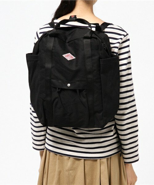 DANTON（ダントン）の「DANTON UTILITY BAG（バックパック/リュック・レディース・ブラック/ベージュ/レッド・FREE）」の10枚目の写真