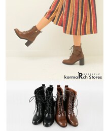 KORMARCH | レースアップミドルブーツ(ブーツ)