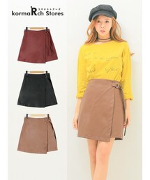 KORMARCH | ラップテイストミニスカート(スカート)