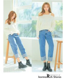 KORMARCH | ワイドシルエットデニムパンツ(デニムパンツ)