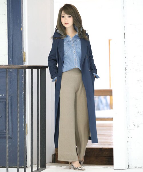 Rocotta by MOERY(ロコッタ)の「Rocotta(ロコッタ) by moery ロングトレンチコート(トレンチコート・レディース・ベージュ/ネイビー/グリーン・FREE)」の19枚目の写真