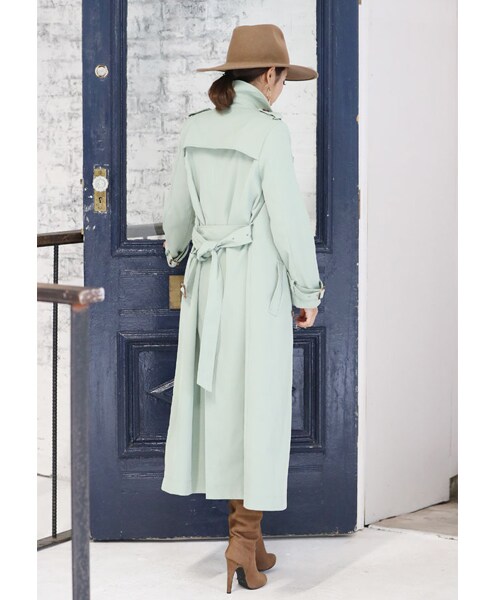 Rocotta by MOERY(ロコッタ)の「Rocotta(ロコッタ) by moery ロングトレンチコート(トレンチコート・レディース・ベージュ/ネイビー/グリーン・FREE)」の17枚目の写真