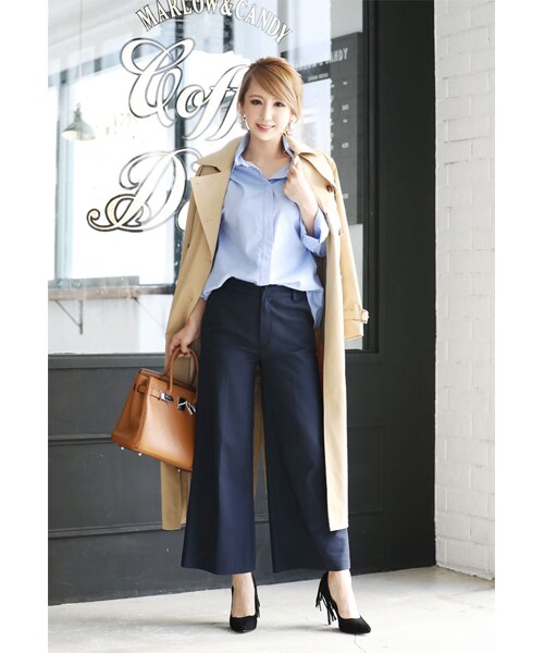 Rocotta by MOERY(ロコッタ)の「Rocotta(ロコッタ) by moery ロングトレンチコート(トレンチコート・レディース・ベージュ/ネイビー/グリーン・FREE)」の5枚目の写真