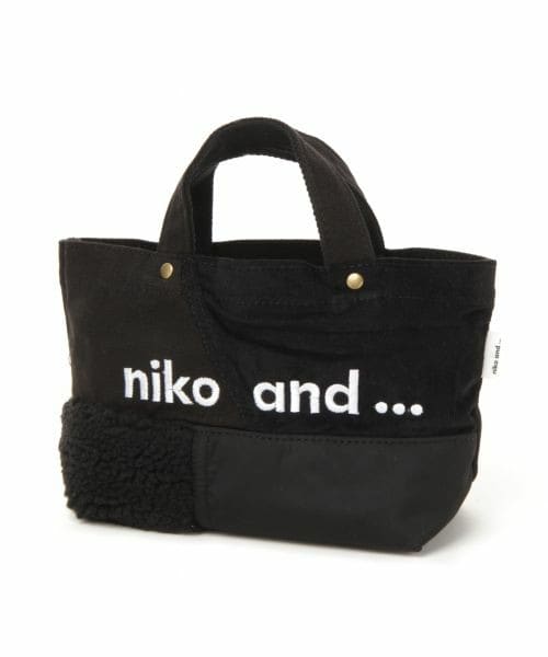 niko and（ニコアンド）の「オリジナル パッチワークロゴトートS