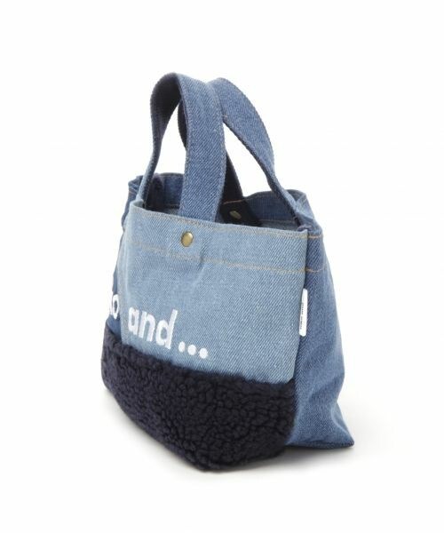 niko and（ニコアンド）の「オリジナル パッチワークロゴトートS