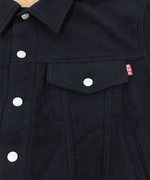 RNA(アールエヌエー)の「スペシャルルーズGジャン(ジャケット/アウター・レディース・ホワイト/ブラックネイビー・M)」の4枚目の写真