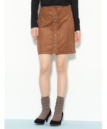 Honeys | 前ボタン台形スカート(スカート)