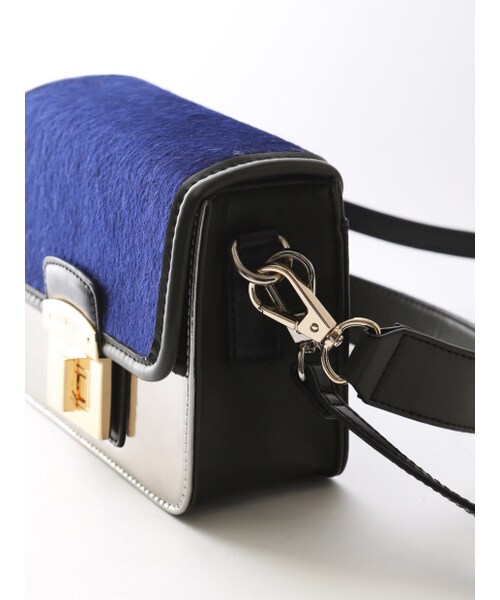 LOWELL things（ロウェル　シングス）の「オリジナルヒネリスクエア【予約】（ショルダーバッグ・レディース・NAVY/BG・F）」の8枚目の写真