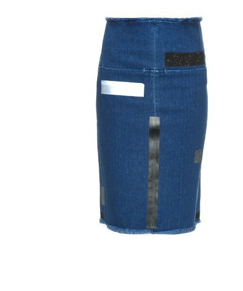 ARIES（アリーズ）の「ARIES Romford multi glitter-stripe denim  