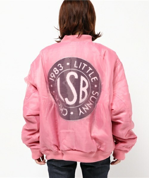 Little sunny bite（リトルサニーバイト）の「little sunny bite  シンボリックMA-1　LJK-080F（ミリタリージャケット・レディース・ブラック/カーキ/ピンク・FREE）」の16枚目の写真