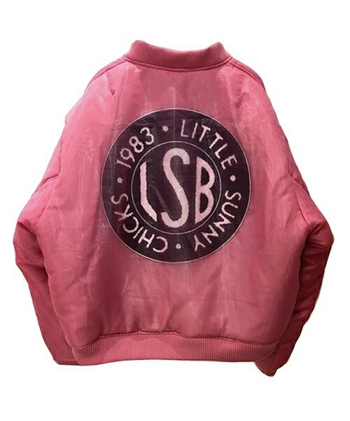 Little sunny bite（リトルサニーバイト）の「little sunny bite  シンボリックMA-1　LJK-080F（ミリタリージャケット・レディース・ブラック/カーキ/ピンク・FREE）」の3枚目の写真