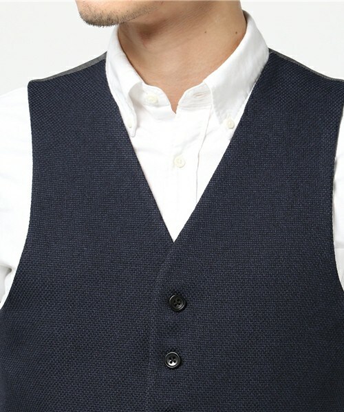 MEN'S BIGI(メンズビギ)の「【渡部篤郎さん着用 メンズクラブ12月号 掲載商品】リバーシブルベスト(セットアップベスト)(ベスト・メンズ・グレー/ブラウン/ネイビー・S/M)」の7枚目の写真