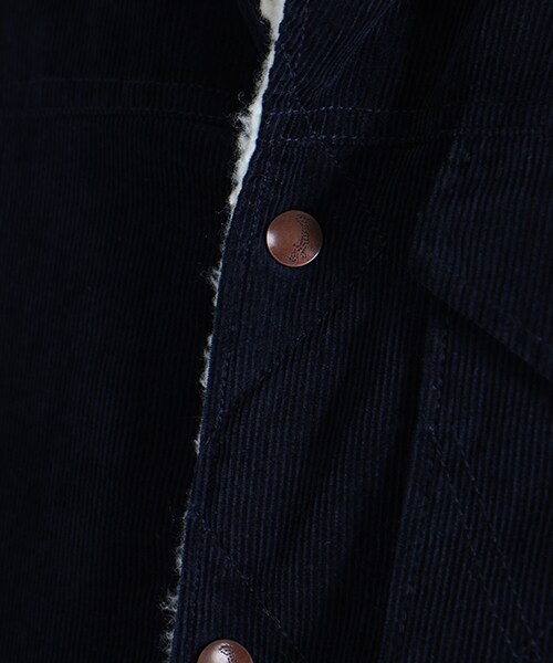 Wrangler（ラングラー）の「[送料無料]予約商品 別注ランチコートコーデュロイ（ジャケット/アウター・メンズ・ベージュ/ネイビー・S/M/L）」の6枚目の写真