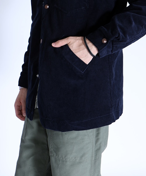 Wrangler（ラングラー）の「[送料無料]予約商品 別注ランチコートコーデュロイ（ジャケット/アウター・メンズ・ベージュ/ネイビー・S/M/L）」の7枚目の写真