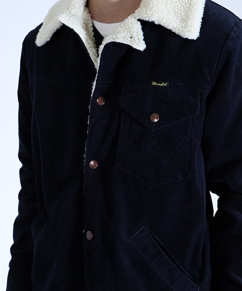 Wrangler（ラングラー）の「[送料無料]予約商品 別注ランチコートコーデュロイ（ジャケット/アウター・メンズ・ベージュ/ネイビー・S/M/L）」の4枚目の写真