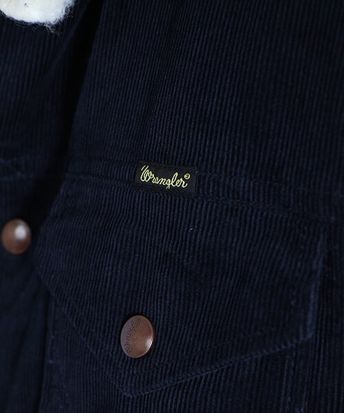 Wrangler（ラングラー）の「[送料無料]予約商品 別注ランチコートコーデュロイ（ジャケット/アウター・メンズ・ベージュ/ネイビー・S/M/L）」の5枚目の写真