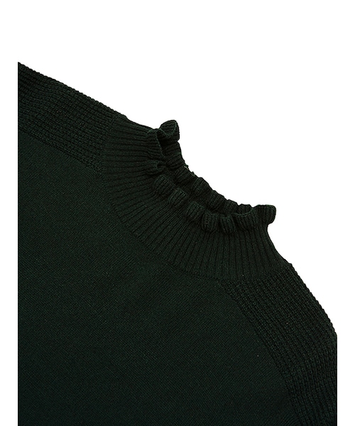 w closet(ダブルクローゼット)の「ハイネックパフスリーブニット(トップス・レディース・オフホワイト/ボルドー/Dグリーン/ブラック・FREE)」の8枚目の写真