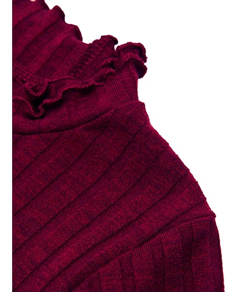 w closet（ダブルクローゼット）の「メローハイネックプルオーバー（トップス・レディース・オフホワイト/エンジ/チャコール/ブラック・FREE）」の10枚目の写真