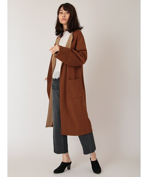 w closet（ダブルクローゼット）の「レーススカラッププルオーバー（トップス・レディース・オフホワイト/Dオレンジ/ブラック・FREE）」の14枚目の写真