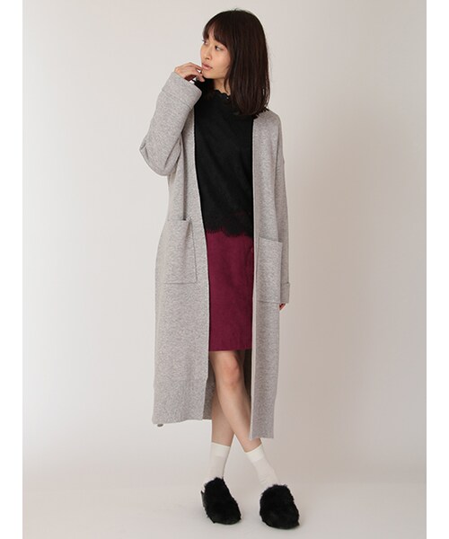 w closet（ダブルクローゼット）の「レーススカラッププルオーバー（トップス・レディース・オフホワイト/Dオレンジ/ブラック・FREE）」の12枚目の写真