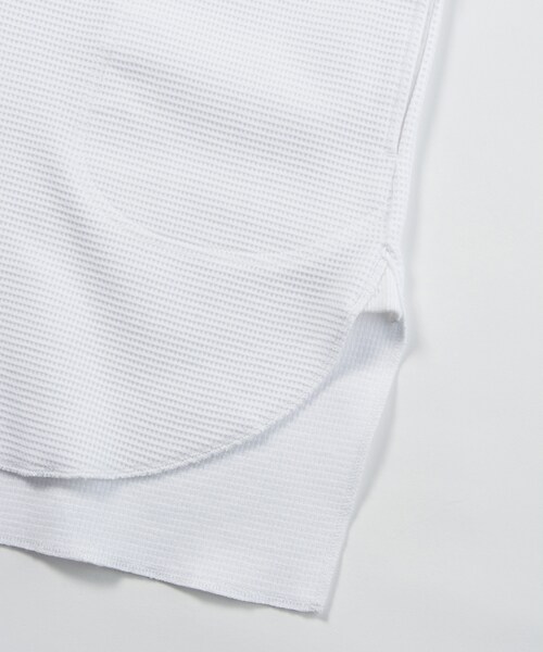 Name.（ネーム）の「ワッフルクルーネック（その他・メンズ・WHT/GRY・0/1）」の5枚目の写真