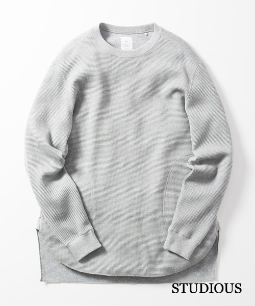 Name.（ネーム）の「ワッフルクルーネック（その他・メンズ・WHT/GRY・0/1）」の8枚目の写真