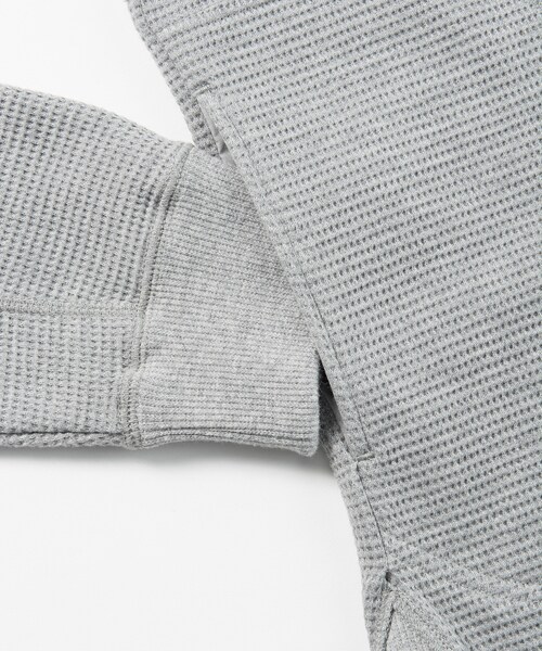 Name.（ネーム）の「ワッフルクルーネック（その他・メンズ・WHT/GRY・0/1）」の13枚目の写真