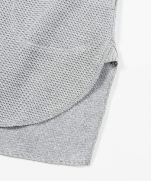 Name.（ネーム）の「ワッフルクルーネック（その他・メンズ・WHT/GRY・0/1）」の12枚目の写真