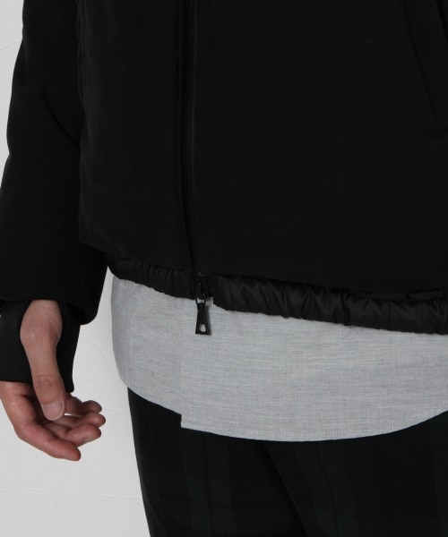 GLOBAL WORK（グローバルワーク）の「サーモライトフードブルゾン（ジャケット/アウター・ブラック/グレイッシュベージュ/ネイビー・S/M/L/XL）」の15枚目の写真