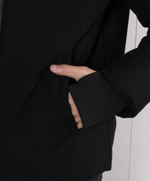 GLOBAL WORK（グローバルワーク）の「サーモライトフードブルゾン（ジャケット/アウター・ブラック/グレイッシュベージュ/ネイビー・S/M/L/XL）」の14枚目の写真