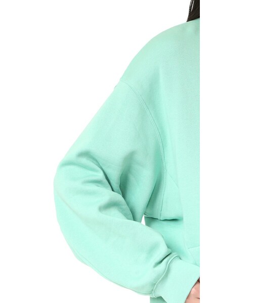 Acne Studios（アクネストゥディオズ）の「Acne Studios Karvel Sweatshirt（スウェット・レディース・Black/Green・XXS/XS/S/M/L）」の4枚目の写真