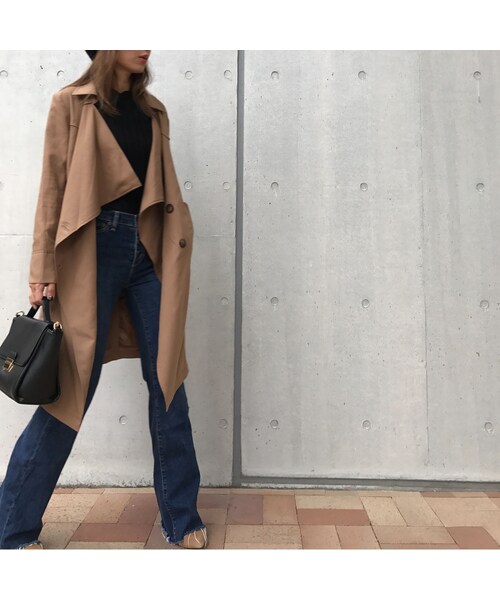 copine（コピン）の「ツイル素材ドレープトレンチコート/テロンチ（トレンチコート・レディース・その他）」の16枚目の写真