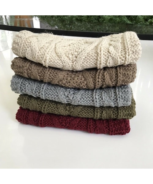 copine（コピン）の「再入荷☆特別価格☆ケーブル編みニットクラッチバッグ【クリックポスト対象商品】（クラッチバッグ・レディース・その他）」の7枚目の写真