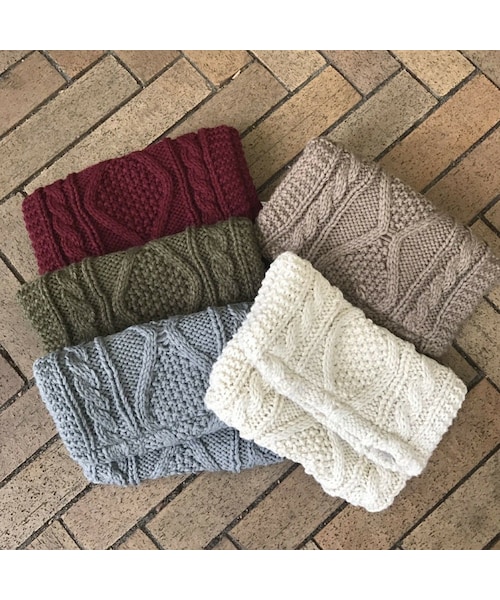 copine（コピン）の「再入荷☆特別価格☆ケーブル編みニットクラッチバッグ【クリックポスト対象商品】（クラッチバッグ・レディース・その他）」の5枚目の写真