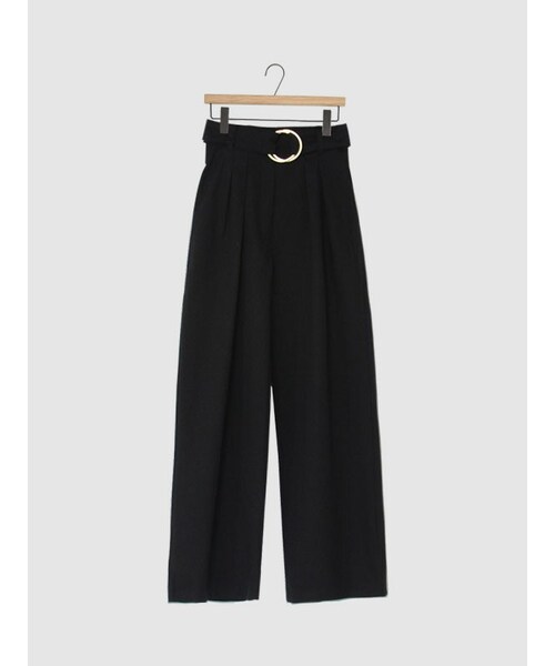SINOWS（シノウズ）の「ring wide pants（その他パンツ・レディース・beige/black・one size (詳細サイズはサイトをご確認ください。)）」の2枚目の写真