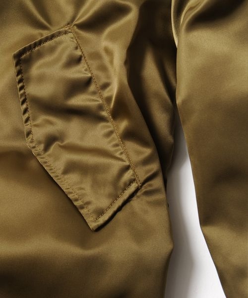 VIRGOwearworks(ヴァルゴウェアワークス)の「VA-1 LONG SPECIAL ミリタリージャケット(ジャケット/アウター・メンズ・OLIVE/BLACK・2/3/4)」の13枚目の写真