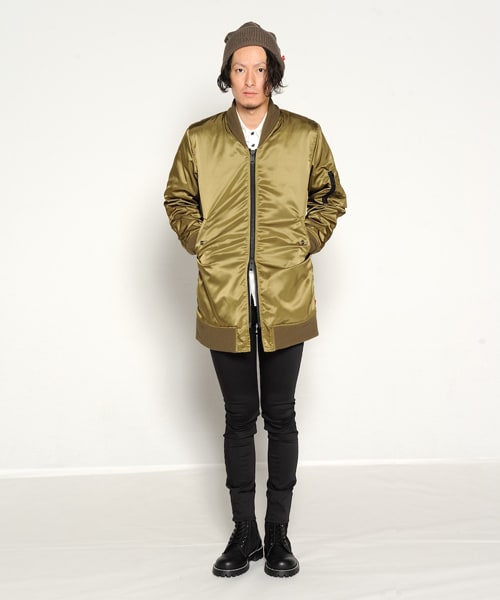 VIRGOwearworks(ヴァルゴウェアワークス)の「VA-1 LONG SPECIAL ミリタリージャケット(ジャケット/アウター・メンズ・OLIVE/BLACK・2/3/4)」の8枚目の写真