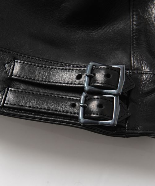 VIRGOwearworks(ヴァルゴウェアワークス)の「【10月発売予定・先行予約】MASTERPIECE HORSEHIDE RAIDERS JKT 馬革ライダースジャケット(ジャケット/アウター・メンズ・NAVY/BLACK・2/3/4)」の20枚目の写真