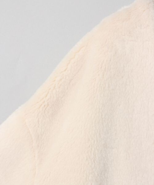 JEANASIS（ジーナシス）の「ノーカラーコート（ジャケット/アウター・アイボリー()/ライトブルー()/ブラウン()/ネイビー()・FREE）」の8枚目の写真