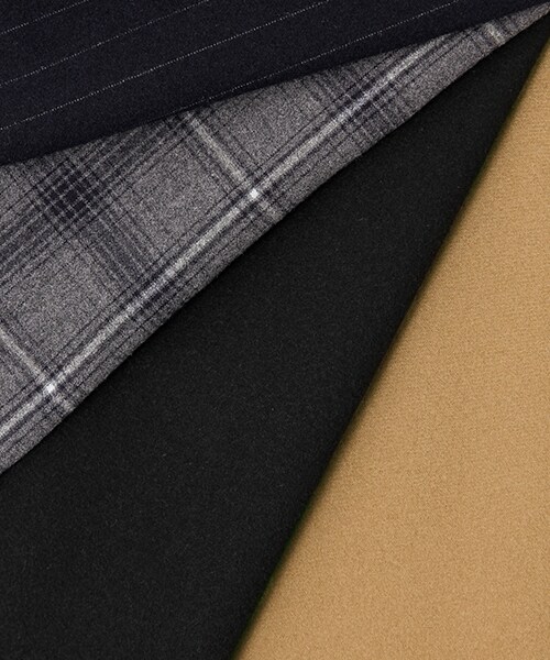 studio CLIP（スタディオクリップ）の「ポリエステルレーヨン2WAYワイドタックパンツ（パンツ・ストライプ/チェック/ブラック/ブラウン・M/L/S(WEB限定)/LL(WEB限定)）」の16枚目の写真