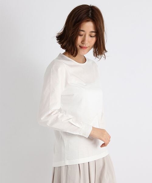 studio CLIP（スタディオクリップ）の「5ゲージベスト×インナーセット（トップス・ライトグレー/ブラック/キャメル・M/L）」の11枚目の写真