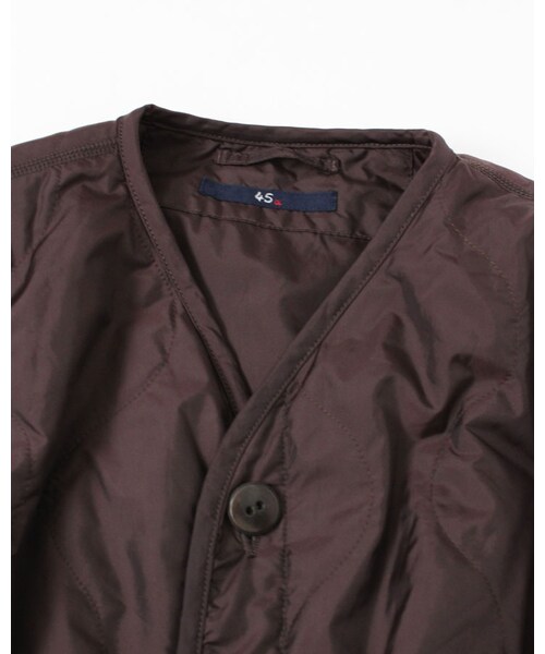 45R(フォーティファイブアール)の「ナイロンキルトコート(ジャケット/アウター・レディース・アイスグレー/エンジ/キンチャ/チャコールグレー・2-M/3-L/4-XL)」の17枚目の写真