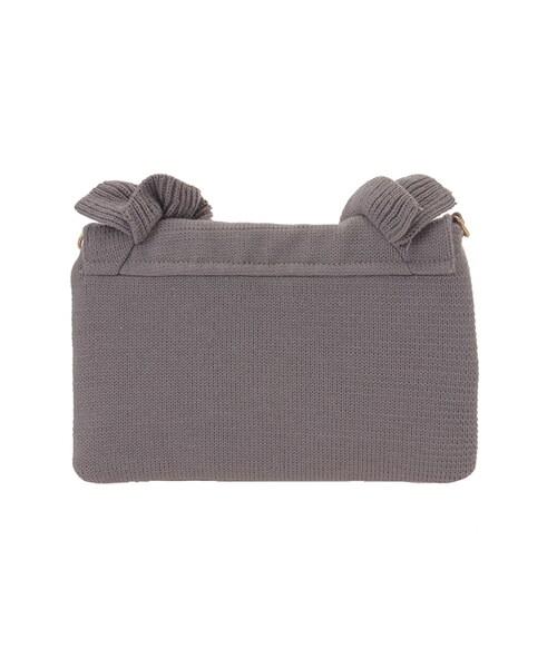 31 Sons de mode（トランテアン　ソン　ドゥ　モード）の「ニットフリルショルダー《予約アイテム》（バッグ・レディース・グレー/サックスブルー/ホワイト・フリー）」の6枚目の写真