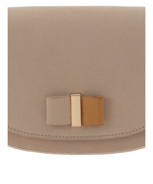 31 Sons de mode（トランテアン　ソン　ドゥ　モード）の「バイカラーリボンショルダー《予約アイテム》（バッグ・レディース・ベージュ/ブラック/エンジ・フリー）」の5枚目の写真