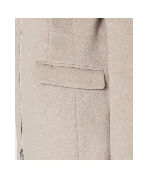 IENA（イエナ）の「《予約》アンゴラシャギー ノーカラーコート