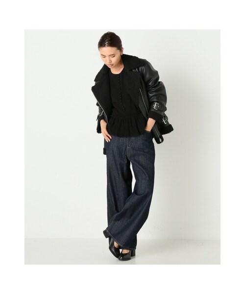 JOURNAL STANDARD（ジャーナルスタンダード）の「11.75oz コーンデニムワイド5PKデニム（パンツ・ネイビー/ブルー・36/38/40）」の4枚目の写真