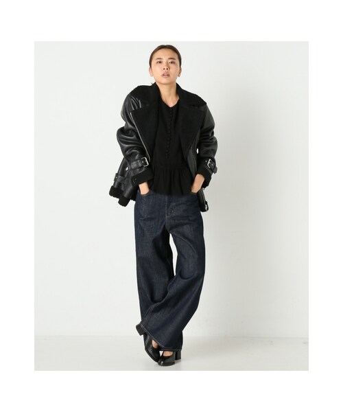 JOURNAL STANDARD（ジャーナルスタンダード）の「11.75oz コーンデニムワイド5PKデニム（パンツ・ネイビー/ブルー・36/38/40）」の3枚目の写真